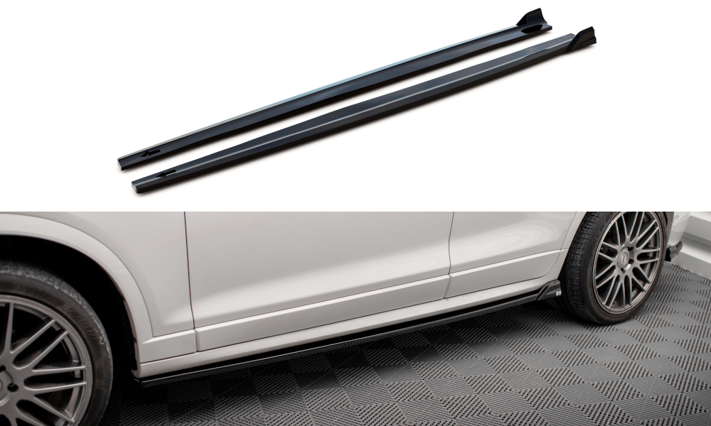 Side Skirts Diffusers suitable for BMW X3 M-Pack F25