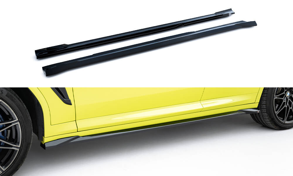 FOR BMW - X4 M F98/ F98 FACELIFT - SIDE SKIRTS DIFFUSERS