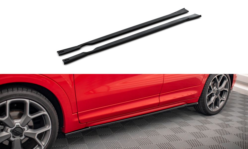 Side Skirts Diffusers suitable for Fiat 500X Sport Mk1 Facelift