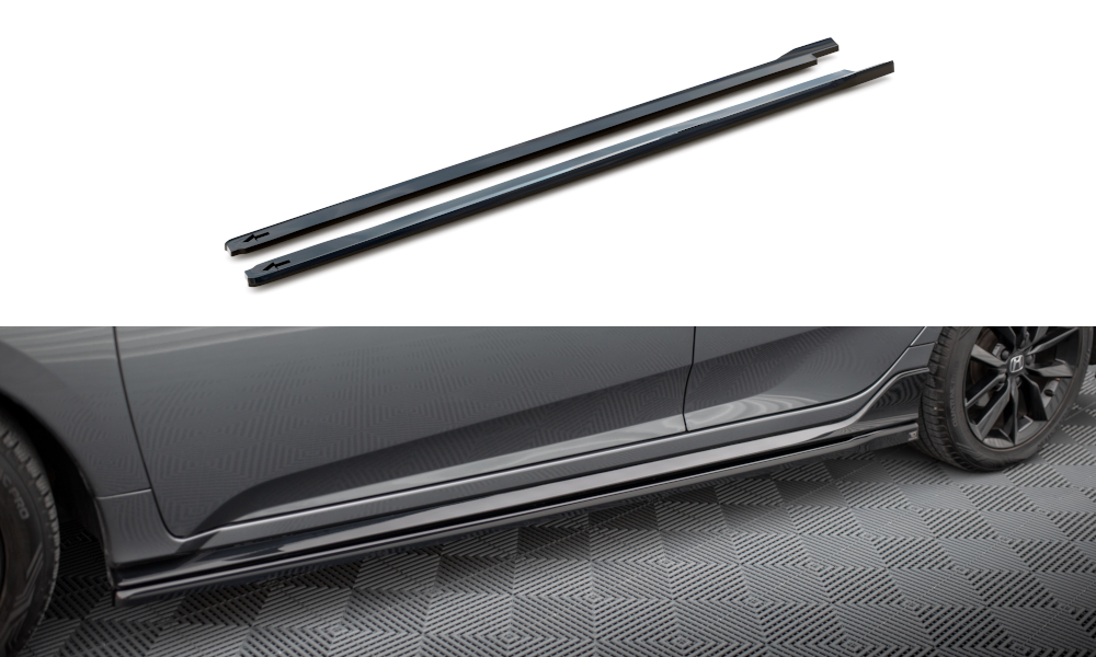 Side Skirts Diffusers suitable for Honda Civic Sport Mk 10