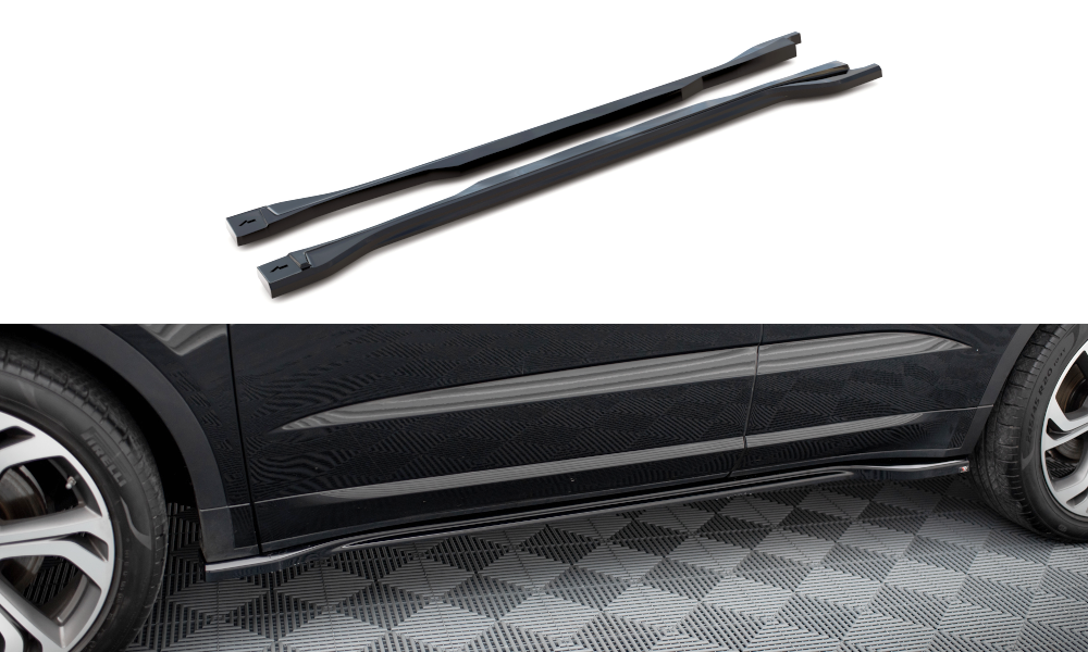 Side Skirts Diffusers suitable for Jaguar E-Pace R-Dynamic X540