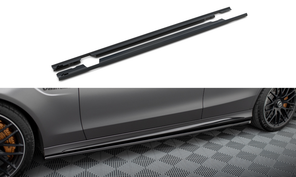 MERCEDES - AMG C63/ Estate W205 - Facelift - Side Skirts Diffusers