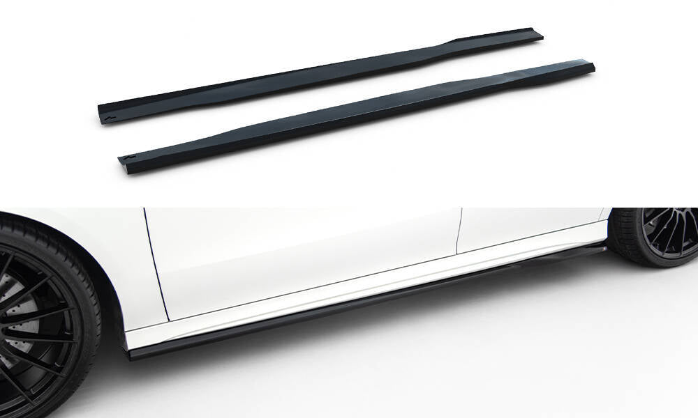 Side Skirts Diffusers suitable for Mercedes-AMG CLA 35 / 45 Coupe / Shooting Brake C118 Facelift / X118 Facelift