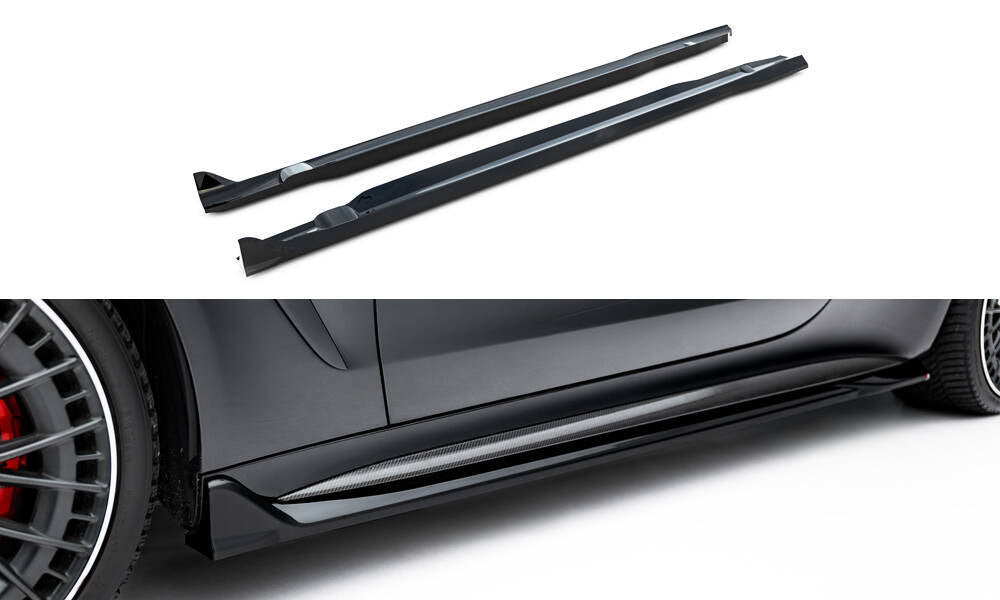 FOR MERCEDES - CLE 53 AMG - C236 - SIDE SKIRTS DIFFUSERS