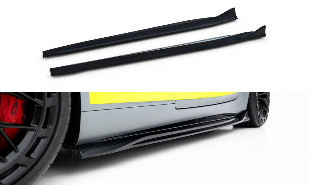 FOR MERCEDES - AMG GT C C190 FACELIFT - SIDE SKIRTS DIFFUSERS