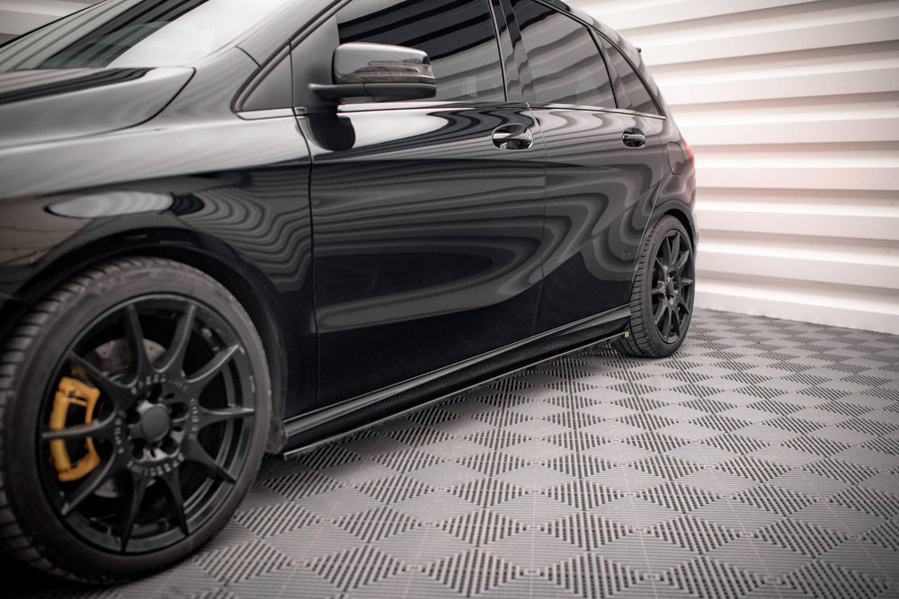 FOR MERCEDES - BENZ B CLASS - W246 FACELIFT - SIDE SKIRTS DIFFUSERS