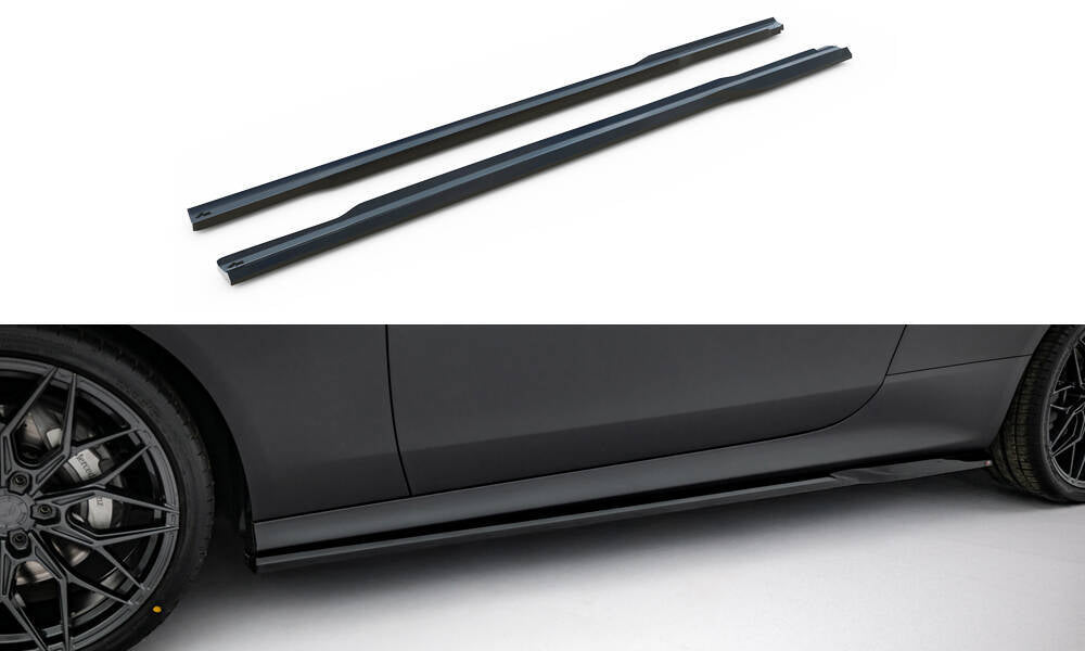 FOR MERCEDES - CLE AMG-LINE - C236 - SIDE SKIRTS DIFFUSERS