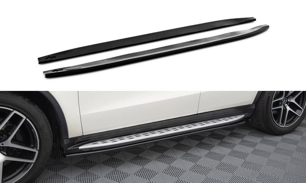 Side Skirts Diffusers suitable for Mercedes-Benz GLE Coupe 43 AMG / AMG-Line C292