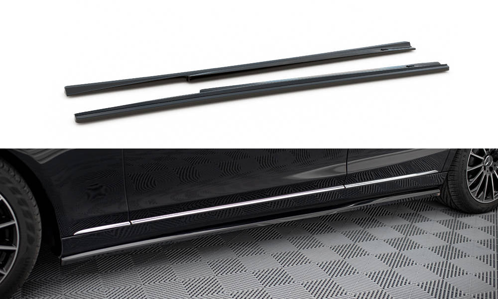 Side Skirts Diffusers suitable for Mercedes-Benz S W222