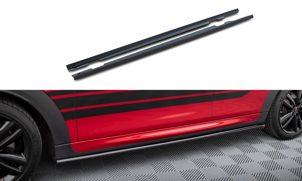 Side Skirts Diffusers suitable for Mini Cooper S John Cooper Works F55 Facelift
