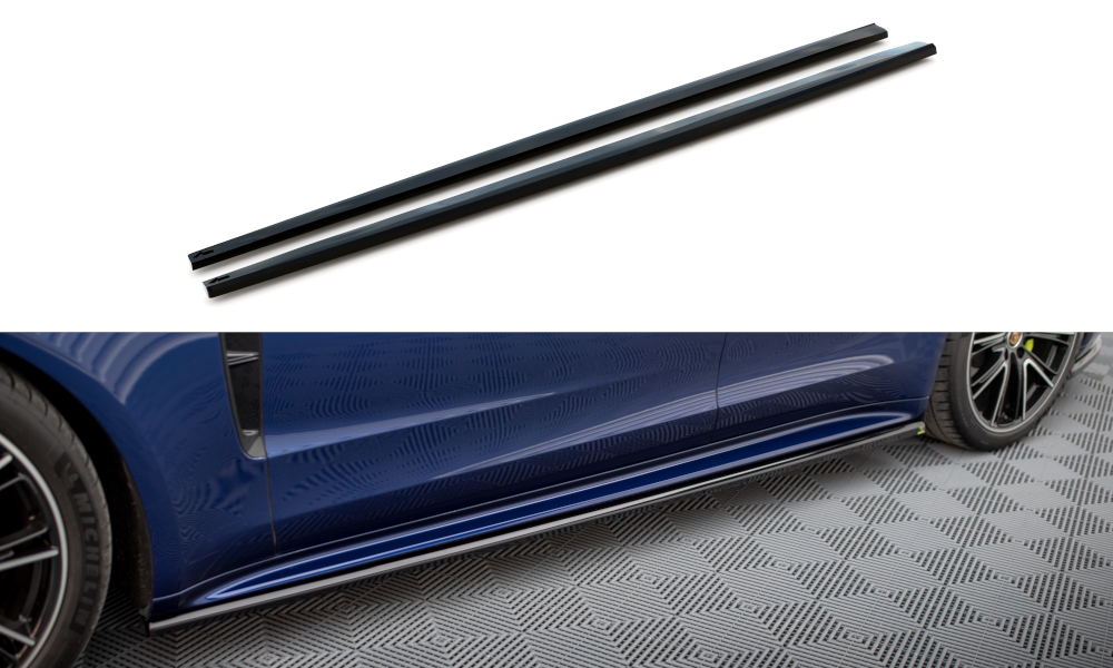 FOR PORSCHE - PANAMERA - E-HYBRID 971 - FACELIFT - SIDE SKIRTS DIFFUSERS