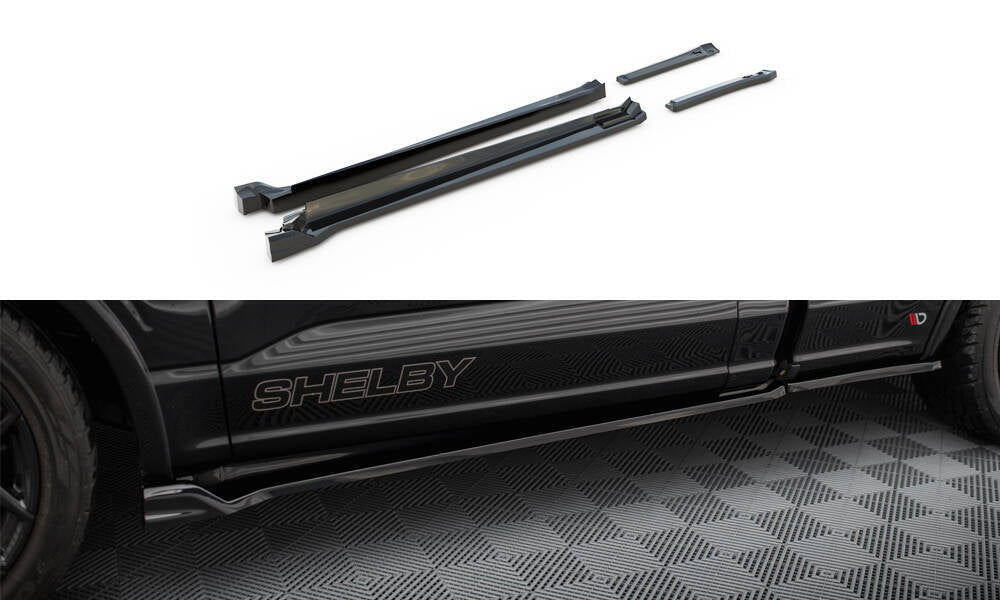 FOR FORD - SHELBY - F150 SUPER SNAKE - SIDE SKIRTS DIFFUSERS