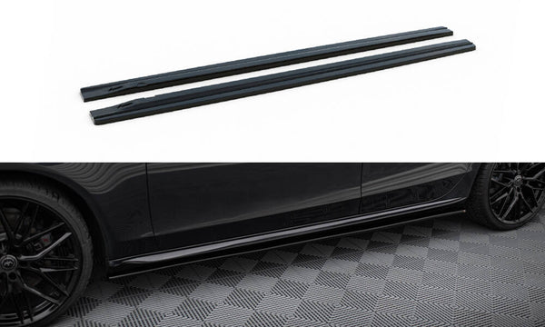 Audi - A4 / A4 S-Line / S4 - Side Skirts Diffusers - V1