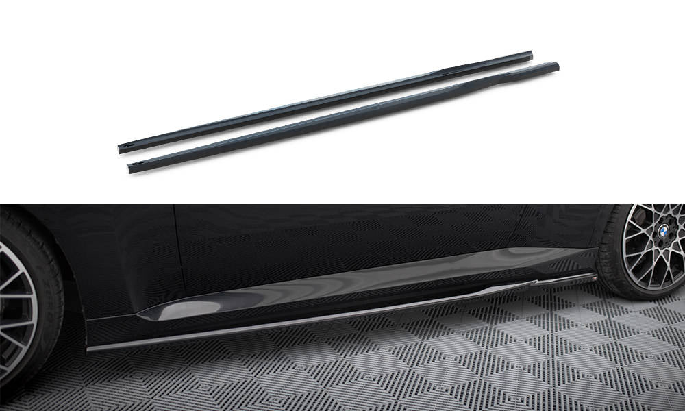 Side Skirts Diffusers V.1 suitable for BMW 2 Coupe G42
