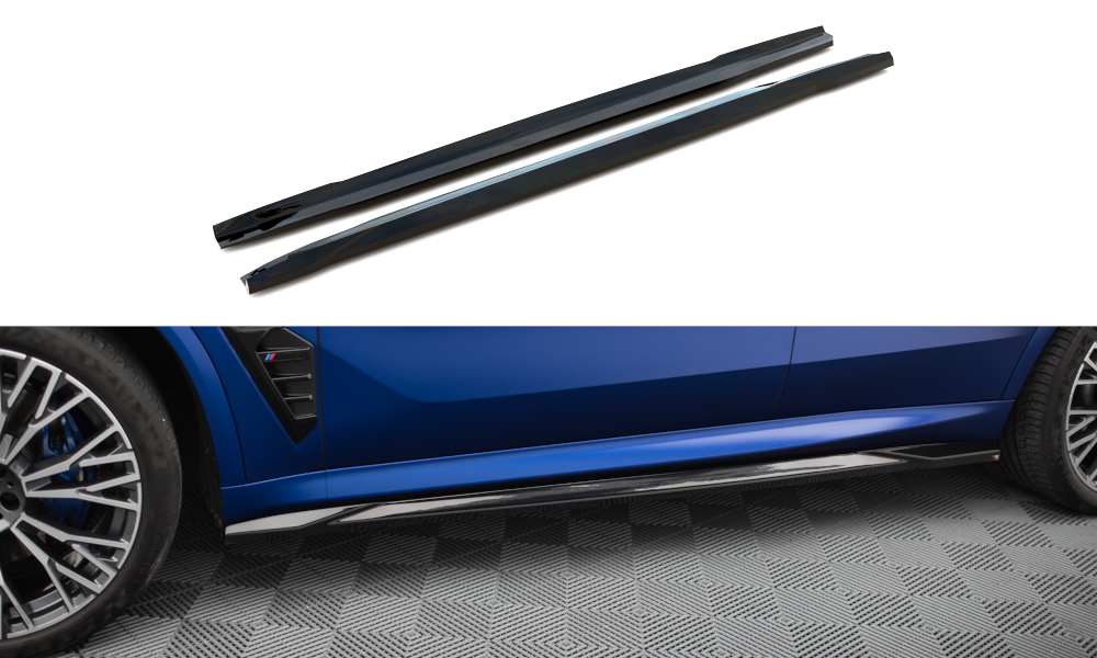 Side Skirts Diffusers V.1 suitable for BMW X5 M-Pack G05 Facelift