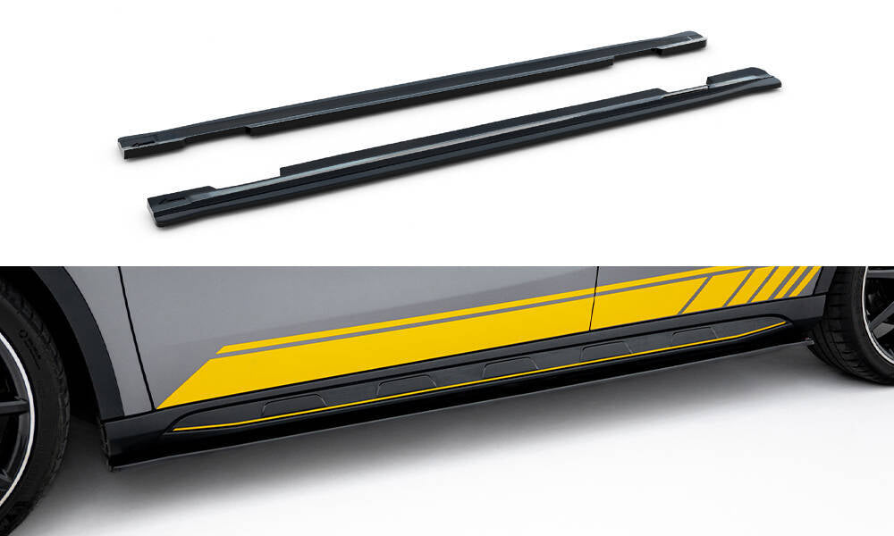 Side Skirts Diffusers V.1 suitable for Mercedes-Benz GLA 45 AMG