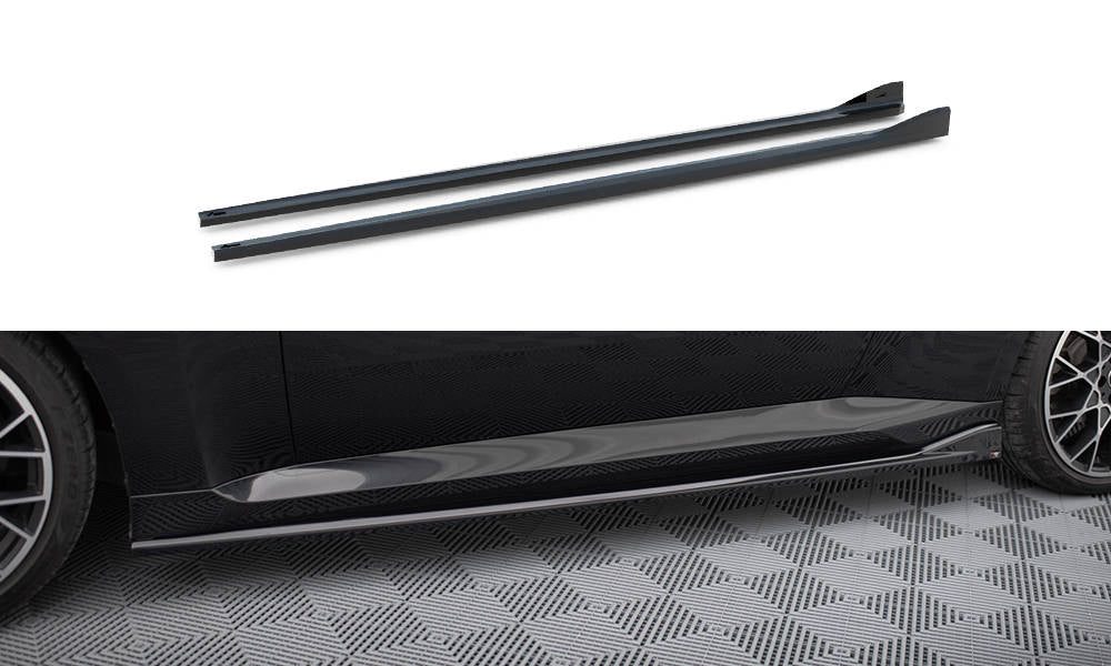 Side Skirts Diffusers V.2 suitable for BMW 2 Coupe G42