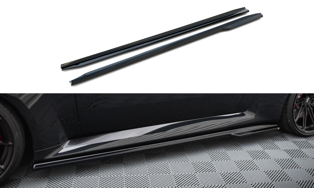 Side Skirts Diffusers V.1 suitable for BMW M2 G87