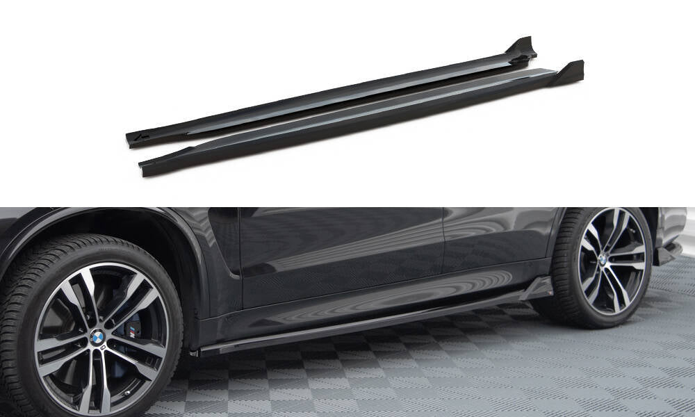 Side Skirts Diffusers V.2 suitable for BMW X5 M-Pack F15