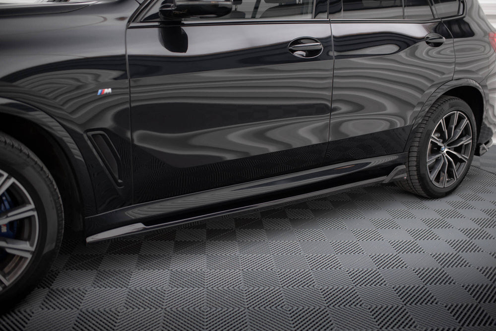 Side Skirts Diffusers V.2 suitable for BMW X5 M-Pack G05