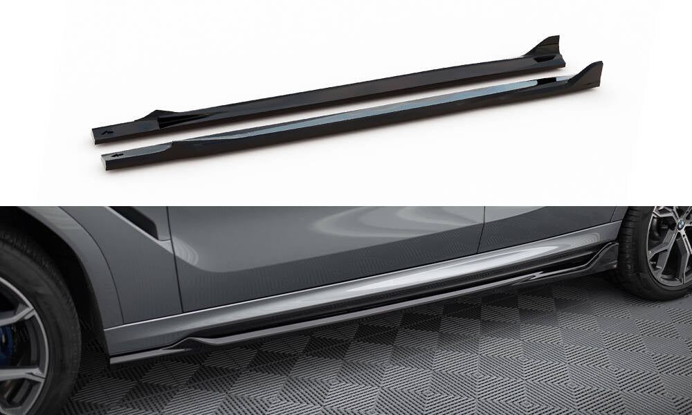 FOR BMW - X6 M-PACK - G06 FACELIFT - SIDE SKIRTS DIFFUSERS - V2