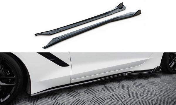 CHEVROLET - CORVETTE - C7 - SIDE SKIRTS DIFFUSERS - V2