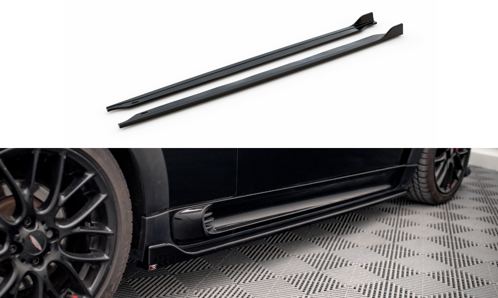 Side Skirts Diffusers V.2 suitable for Mini Cooper John Cooper Works R56