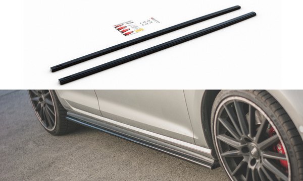 FOR VOLKSWAGEN - MK7 / MK7.5 GOLF GTI - SIDE SKIRTS DIFFUSERS - V2