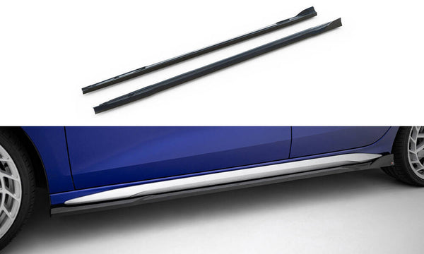 FOR AUDI - S3 / A3 S-LINE - 8Y FACELIFT - SIDE SKIRTS DIFFUSERS - V3