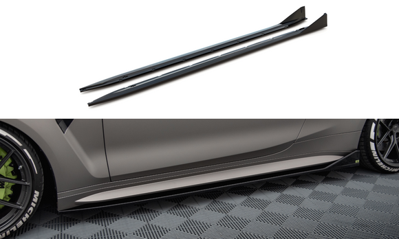 BMW - 4 SERIES - G82 - M4 - CSL LOOK - SIDE SKIRTS DIFFUSERS - V3