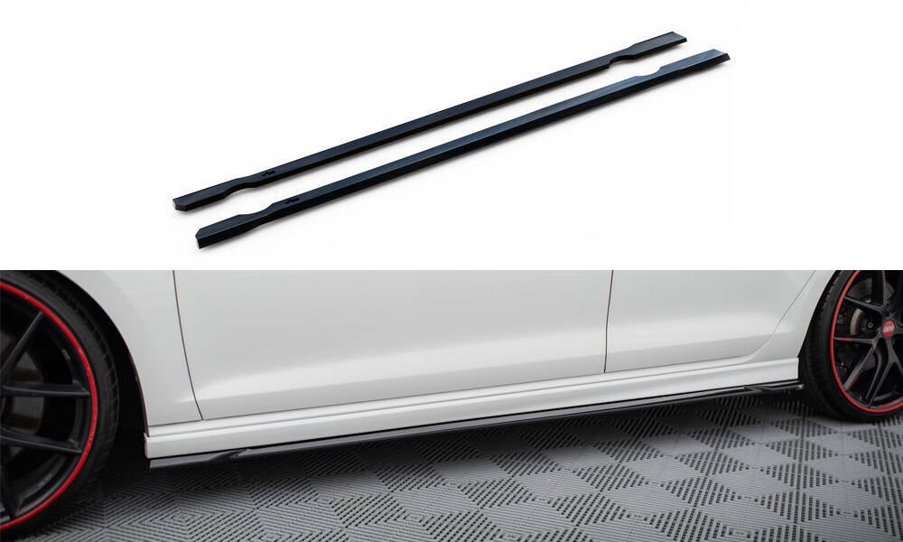 FOR VOLKSWAGEN - MK7 GOLF R - SIDE SKIRTS DIFFUSERS - V4