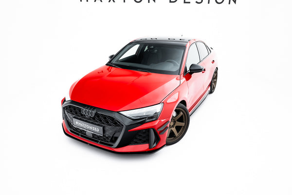 FOR AUDI - RS3 SEDAN - 8Y FACELIFT - STREET PRO FRONT SPLITTER