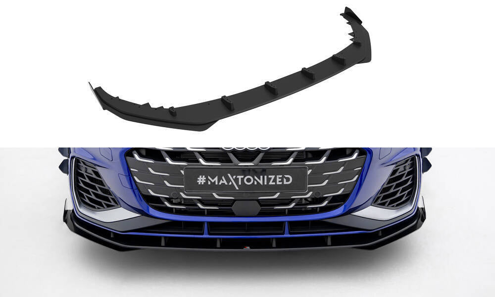 FOR AUDI - S3 / A3 S-LINE - 8Y FACELIFT - STREET PRO FRONT SPLITTER + FLAPS