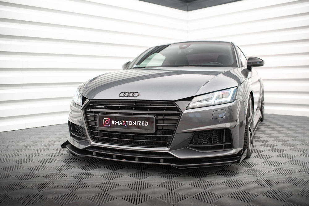 FOR AUDI - TT S / S-LINE 8S - STREET PRO FRONT SPLITTER + FLAPS