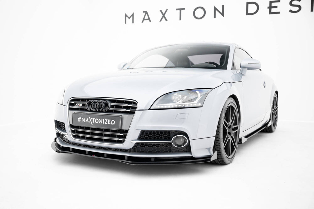 FOR AUDI - TT S / TT S-LINE - 8J FACELIFT - STREET PRO FRONT SPLITTER + FLAPS