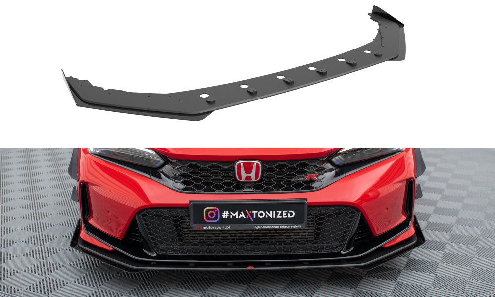 FOR HONDA - CIVIC TYPE - R - MK11 FL5 - STREET PRO - FRONT SPLITTER + FLAPS