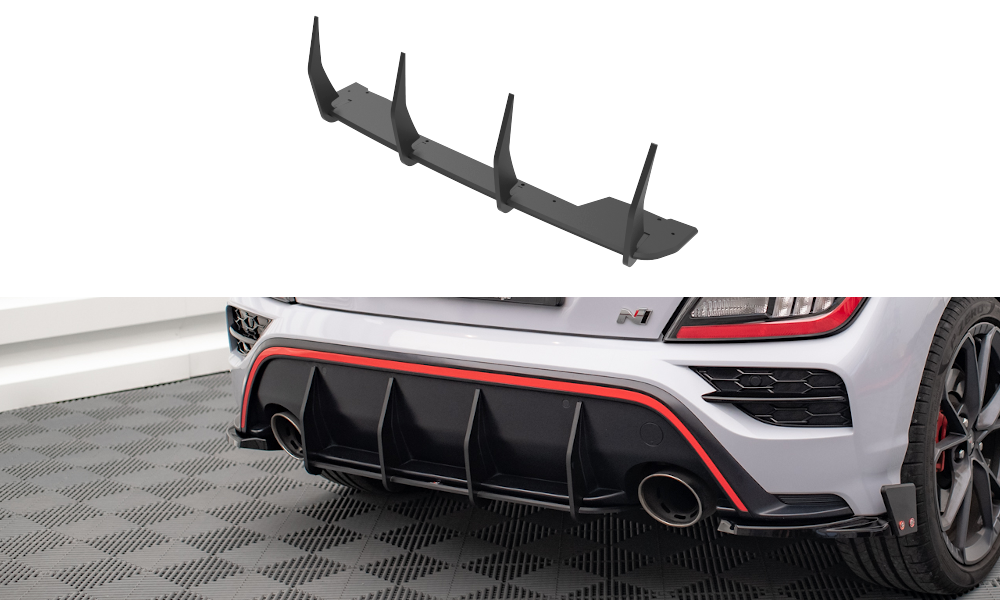 FOR HYUNDAI - KONA N - MK1 - STREET PRO REAR DIFFUSER
