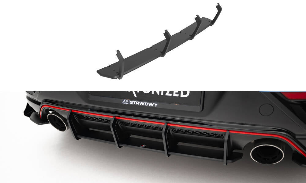 FOR HYUNDAI - VELOSTER N - MK2 - STREET PRO REAR DIFFUSER