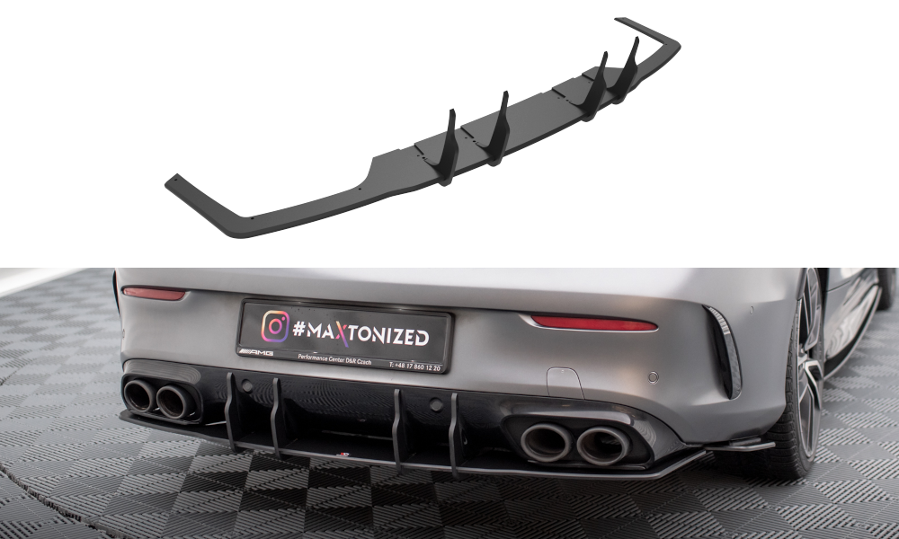 FOR MERCEDES - AMG C43 - COUPE C205 - FACELIFT - STREET PRO - REAR DIFFUSER