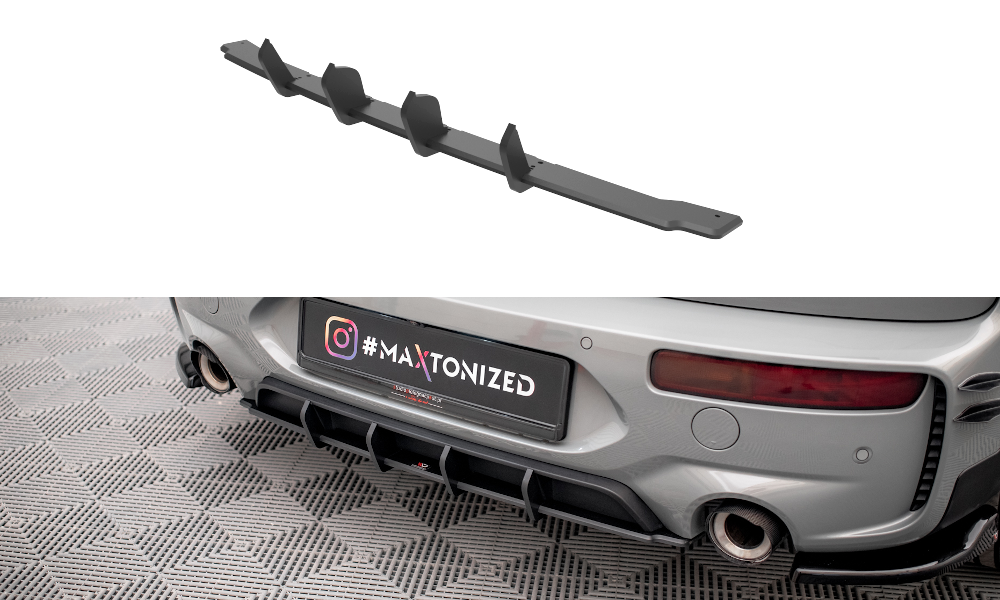 FOR MINI - COOPER - CLUBMAN - JOHN COOPER WORKS - F54 - STREET PRO REAR DIFFUSER