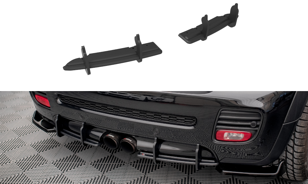 FOR MINI - COOPER - JOHN COOPER WORKS - R56 - STREET PRO REAR DIFFUSER