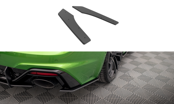 FOR AUDI - RS5 - SPORTBACK/ COUPE - B9 FACELIFT -  STREET PRO REAR SIDE SPLITTERS
