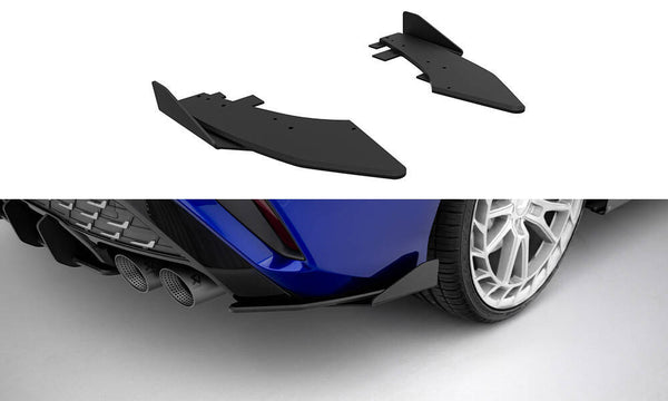 FOR AUDI - S3 - 8Y FACELIFT - STREET PRO REAR SIDE SPLITTERS + FLAPS