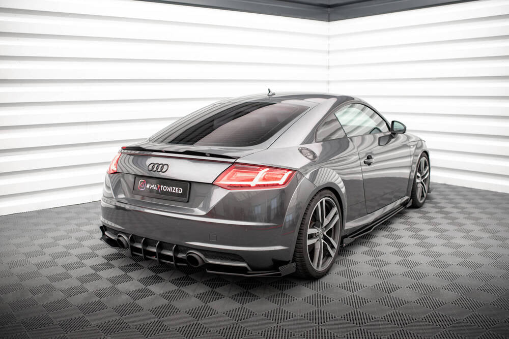 FOR AUDI - TT S-LINE 8S - STREET PRO REAR SIDE SPLITTERS + FLAPS