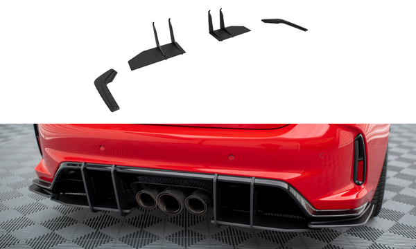 FOR HONDA - CIVIC TYPE - R - MK11 FL5 - STREET PRO - REAR SIDE SPLITTERS