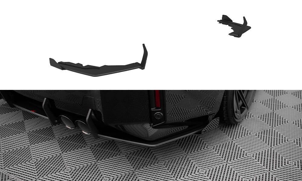 FOR BMW - M2 - G87 - STREET PRO REAR SIDE SPLITTERS - V1 + FLAPS
