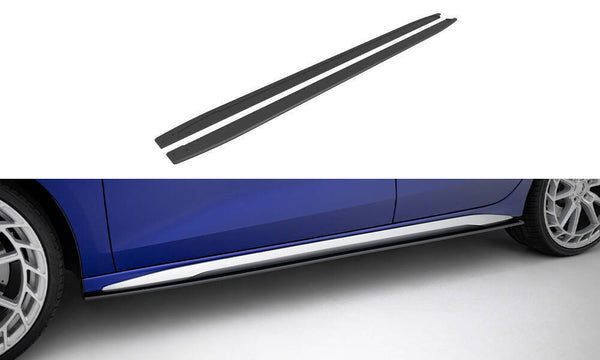 FOR AUDI - S3 / A3 S-LINE - 8Y FACELIFT - STREET PRO SIDE SKIRTS DIFFUSERS