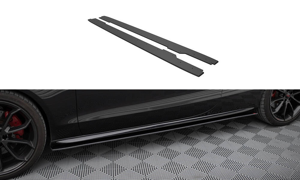 FOR AUDI - A5/S5/B8 - S-LINE COUPE - CABRIO FACELIFT - STREET PRO SIDE SKIRTS DIFFUSERS