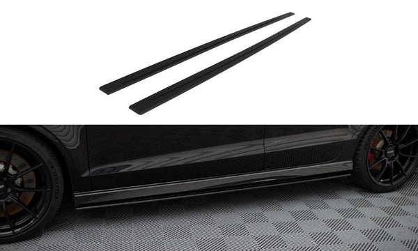 FOR AUDI - RS3 8V FACELIFT - SEDAN  - STREET PRO SIDE SKIRTS DIFFUSERS - V1