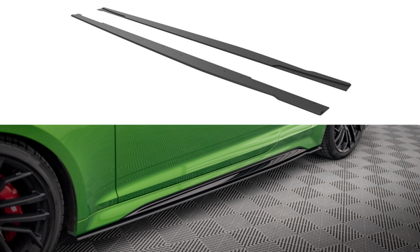 FOR AUDI - RS5 - COUPE - B9.5 -  STREET PRO SIDE SKIRTS DIFFUSER - FACELIFT